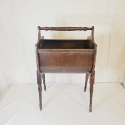 Vintage Sewing Box With Legs