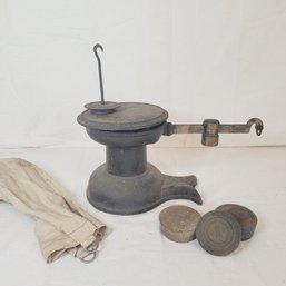 Antique Scale With Weights