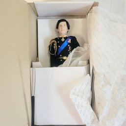 Prince Charles Bridegroom Doll Danbury Mint In Original Box