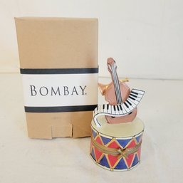 Bombay Company Jazz Music Trinket Box