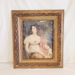 Lady Peele By Sir Thomas Lawrence Vintage Frame And Print