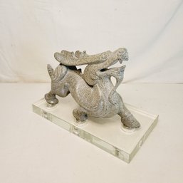 Day Of The Dragon Ethan Allen Dragon Sculpture  *Read