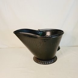 Vintage Galvanized Ash Or Coal Bucket
