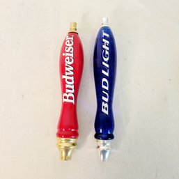 Budweiser And Bud Light Beer Taps