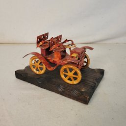 Hand Made Art Vintage Car Made In Spain