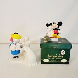Mickey And Madeline Snowbabies