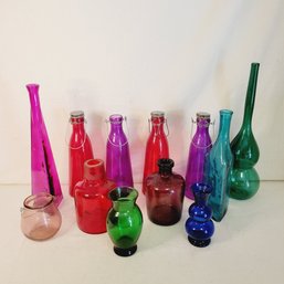 Colorful Bottles And Vases