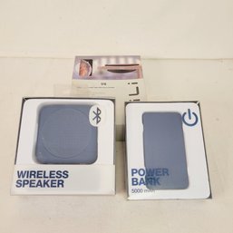 Power Bank, Wireless Speaker And Wireless Charger