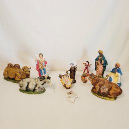 Partial Nativity Set Stamped Italy