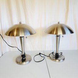 Silver Dome Lamps