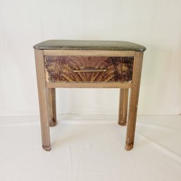 Vintage Stand/Stool With Drawer