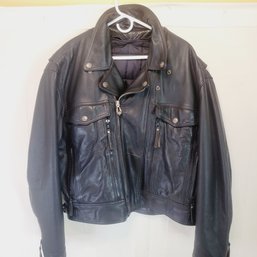 Mens Harley Davidson Leather Jacket With Removable Liner Size XL