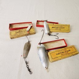 Vintage Fishing Casting Spoons
