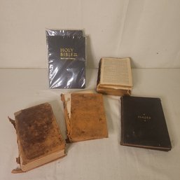 Vintage And New Bibles And Psalms Books