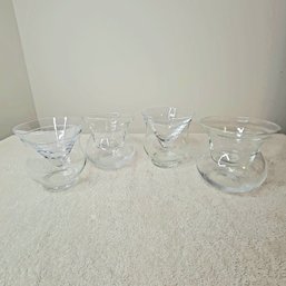 Set Of 6 Shrimp Cocktail Glass Dishes (kitchen)
