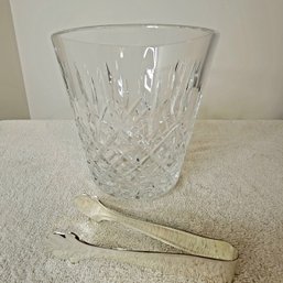 Waterford Crystal Ice Bucket And Tongs (Kitchen)