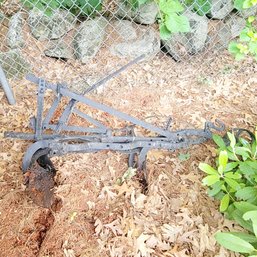 Vintage Metal Plow (Backyard)