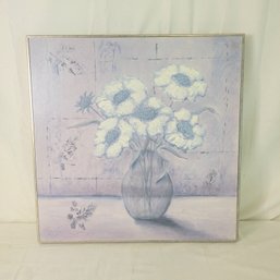 Purple/blue Floral Canvas Print
