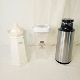 Storage Container And Coffee Carafes
