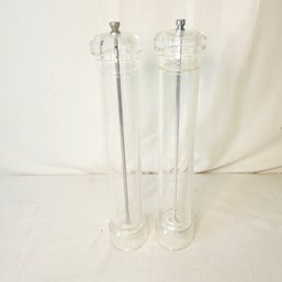 Clear Acrylic Salt And Pepper Grinders