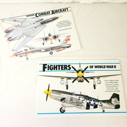 Modern Combat Aircraft And Fighters Of WW2 Books Printed In Italy