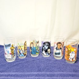 1980 Star Wars Collector Glasses In Mint Condition