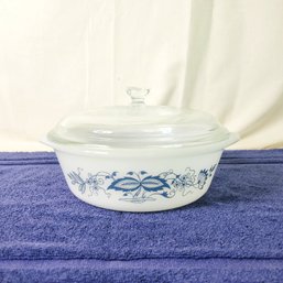 Vintage Pyrex Glasbake Casserole Dish With Lid #1