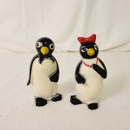 1950s Kool Cigarettes Willie And Millie Salt And Pepper Shakers