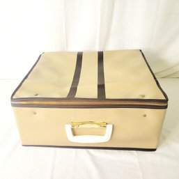Vintage Vinyl Collapsible Carry Case