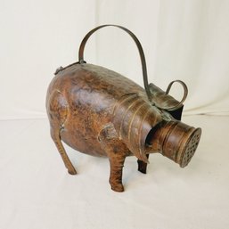 Rustic Farmhouse Pig Watering Can