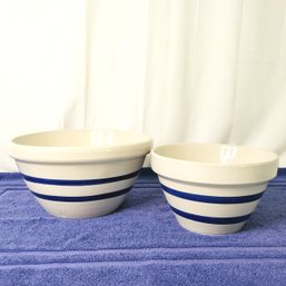 Roseville Pottery 8' And 10' Bowls