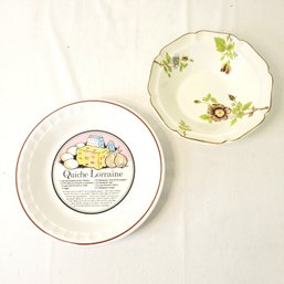 Sunnycraft Sunstone Collection Pie Plate And Bowl