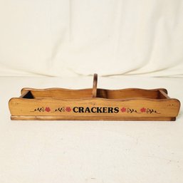 Vintage Wooden Cracker Tray
