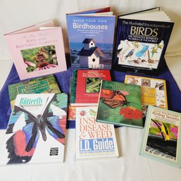 Birds, Birdhouses And Butterfly Books
