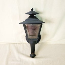 Vintage Outdoor Light With Beveled Glass