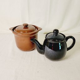 Bean Pot And Black Tea Pot
