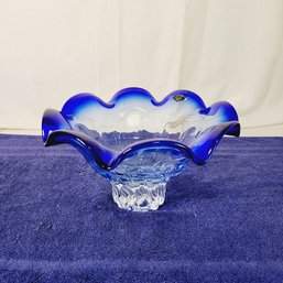 Gorgeous Shannon Crystal Bowl From Ireland