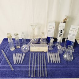 Laboratory Beakers, Stirs And Other Glassware