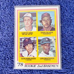 1978 Topps Baseball Card 2nd Basemen