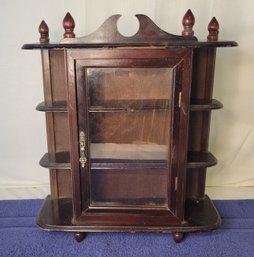 Early Taiwan-made Wall-mounted Display Cabinet Storage Wall Cabinet