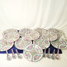 Gorgeous Rose Medallion ACF And Other Plates And Spoons