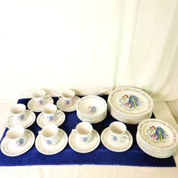 Rooster Plates, Bowls Tea Cups & Saucers