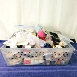 Huge Lot Of Thread, Needles, Scissors, More Thread And More Needles!