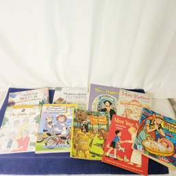 Vintage And Current Coloring Books