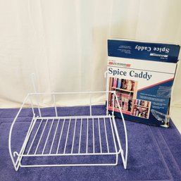 Spice Caddy In Box  And Hanging Wire Rack