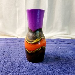 Multicolor Vase From Germany