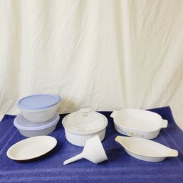 Vintage Corning Ware, Tupperware And Hall Dishes