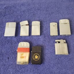 Vintage Zippo, Omega And Ronson Lighters