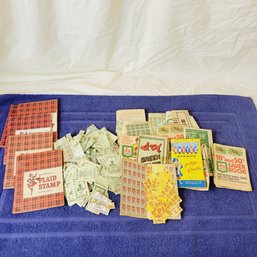 Vintage Green Stamps, Gold Stamps And Books