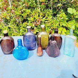 Colorful Collector Glass Bottles